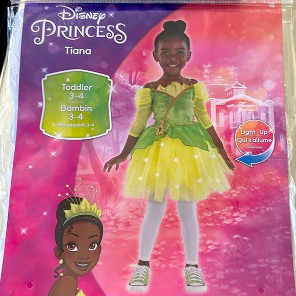 strapless open back dress Disney Tiana Create Your World 4 Piece Toddler Bedding Set, Toddler Girl main image 0